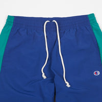 Champion Elastic Cuff Tracksuit Sweatpants - Blue / Green / White thumbnail