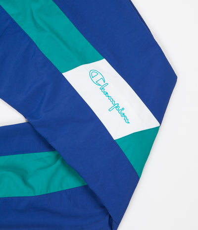 Champion Elastic Cuff Tracksuit Sweatpants - Blue / Green / White