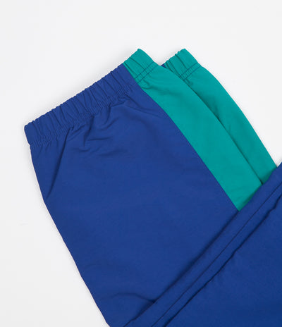 Champion Elastic Cuff Tracksuit Sweatpants - Blue / Green / White