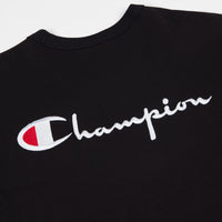 Champion Embroidered Back Logo T-Shirt - Black / White thumbnail