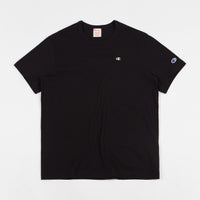 Champion Embroidered Back Logo T-Shirt - Black / White thumbnail