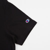 Champion Embroidered Back Logo T-Shirt - Black / White thumbnail