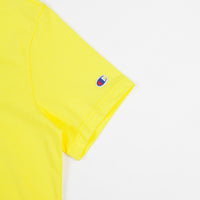 Champion Embroidered Back Logo T-Shirt - Yellow thumbnail