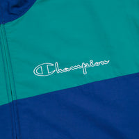 Champion Full Zip Tracksuit Jacket - Blue / Green / White thumbnail