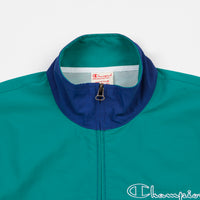 Champion Full Zip Tracksuit Jacket - Blue / Green / White thumbnail