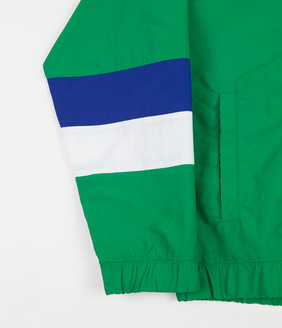 Champion Full Zip Tracksuit Jacket - Green / Blue / White