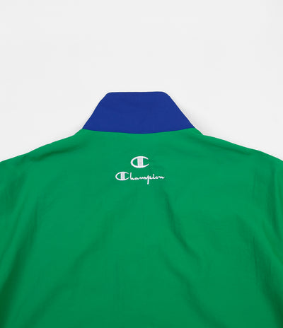 Champion Full Zip Tracksuit Jacket - Green / Blue / White