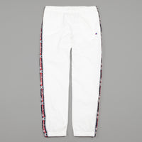 Champion Logo Tape Sweatpants - White thumbnail