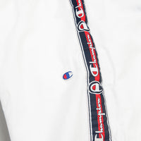 Champion Logo Tape Sweatpants - White thumbnail