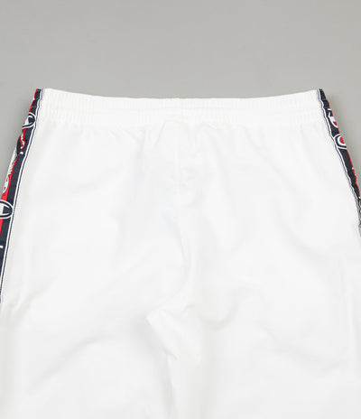 Champion Logo Tape Sweatpants - White