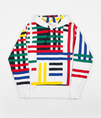 Champion Multi Stripe Hoodie - White / Multi