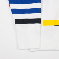 Champion multi stripe crewneck 2025 sweatshirt