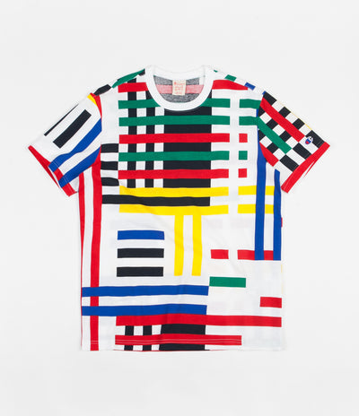 Champion Multi Stripe T-Shirt - White / Multi