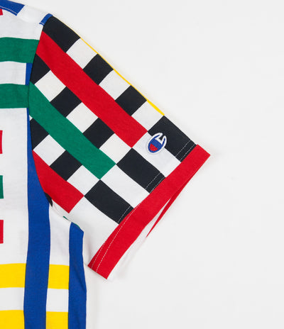 Champion Multi Stripe T-Shirt - White / Multi