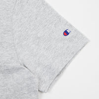 Champion Reverse Weave Embroidered Script Logo T-Shirt - Grey Marl thumbnail