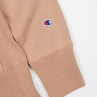 Champion Reverse Weave Script Logo Hoodie - Beige thumbnail