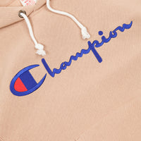 Champion Reverse Weave Script Logo Hoodie - Beige thumbnail