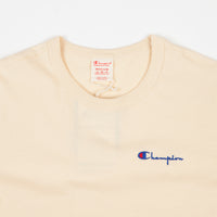 Champion Script Logo T-Shirt - Beige thumbnail