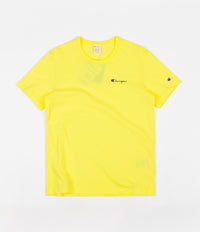 Champion Script Logo T-Shirt - Yellow