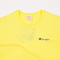 Champion Script Logo T-Shirt - Yellow thumbnail