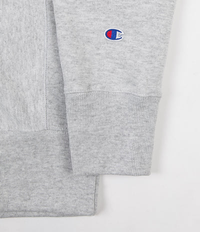 Champion Vertical Script Crewneck Sweatshirt - Grey