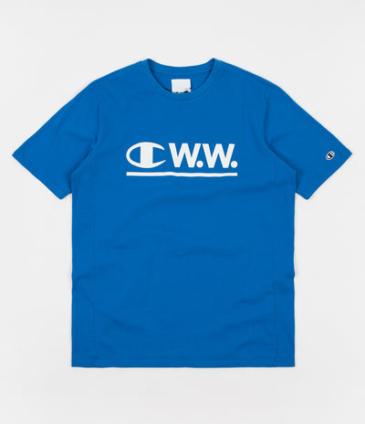 Champion x Wood Wood Al T-Shirt - Blue