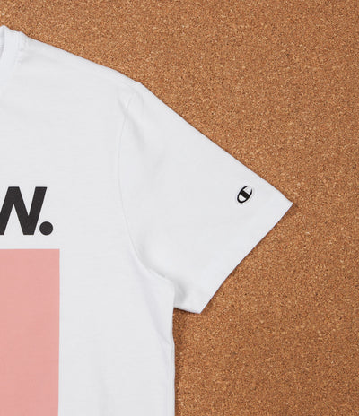 Champion x Wood Wood Alec T-Shirt - Bright White