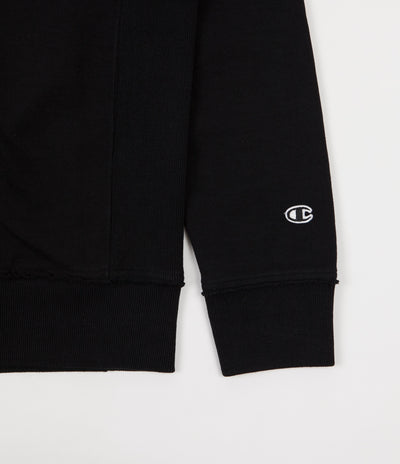 Champion x Wood Wood Gerry Crewneck Sweatshirt - Black