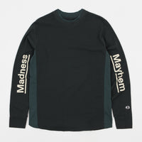 Champion x Wood Wood Henry Long Sleeve T-Shirt - Deep Green thumbnail