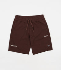 Champion x Wood Wood Ivan Track Shorts - Chocolate Brown