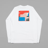 Champion x Wood Wood Rodney Long Sleeve T-Shirt - White thumbnail