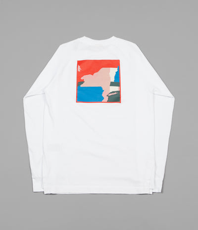 Champion x Wood Wood Rodney Long Sleeve T-Shirt - White