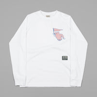 Champion x Wood Wood Rodney Long Sleeve T-Shirt - White thumbnail