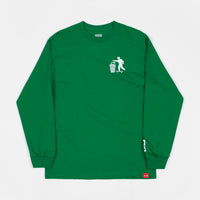 Chocolate Don't Trash Long Sleeve T-Shirt - Green thumbnail