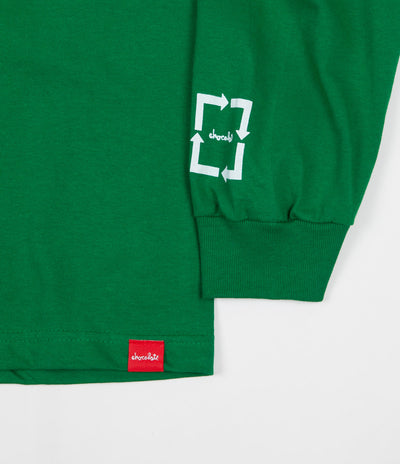 Chocolate Don't Trash Long Sleeve T-Shirt - Green