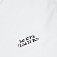 Chocolate Paco Embroidered T-Shirt - White thumbnail