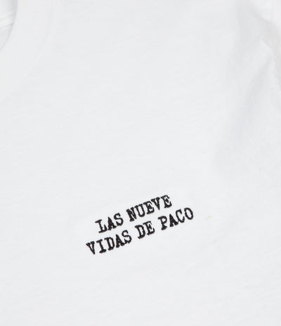 Chocolate Paco Embroidered T-Shirt - White