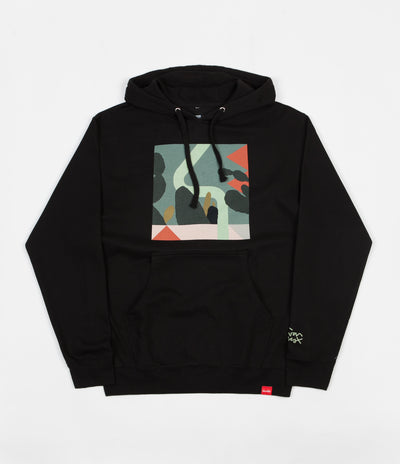 Chocolate Tropical Hoodie - Black