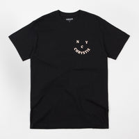 Chrystie NYC Face Logo T-Shirt - Black thumbnail