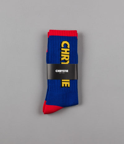 Chrystie NYC OG Logo Socks - Blue