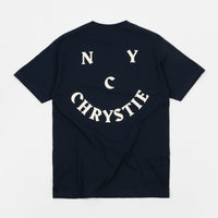 Chrystie NYC Smile Logo T-Shirt - Harbour Blue thumbnail