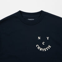 Chrystie NYC Smile Logo T-Shirt - Harbour Blue thumbnail