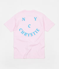 Chrystie NYC Smile Logo T-Shirt - Light Pink