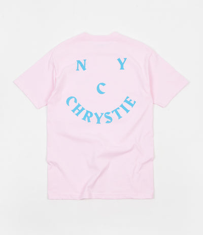 Chrystie NYC Smile Logo T-Shirt - Light Pink