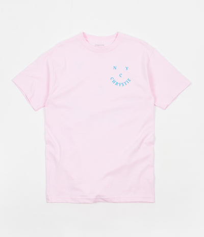 Chrystie NYC Smile Logo T-Shirt - Light Pink