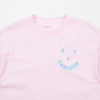 Chrystie NYC Smile Logo T-Shirt - Light Pink thumbnail