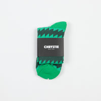 Chrystie NYC x Chinatown Soccer Club Socks - Green / Dark Green thumbnail