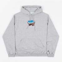 Classic Grip Jacuzzi Tony Embroidery Hoodie - Heather Grey thumbnail