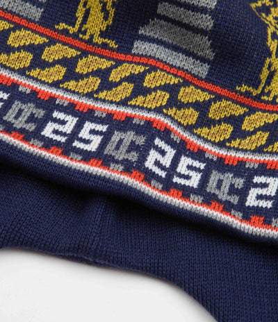 Classic Grip x Quartersnacks Earflap Beanie - Navy