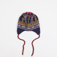 Classic Grip x Quartersnacks Earflap Beanie - Navy thumbnail